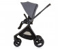 Комбинирана количка с обръщаща се седалка за новородени бебета и деца до 22кг Chipolino Елит 3в1, гранит KKET02402GN thumb 9