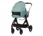 Комбинирана количка с обръщаща се седалка за новородени бебета и деца до 22кг Chipolino Елит 3в1, пастелно зелено KKET02404PG thumb 16