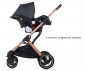 Комбинирана количка с обръщаща се седалка за новородени бебета и деца до 22кг Chipolino Зара, антрацит KKZAT02201AN thumb 10