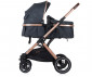 Комбинирана количка с обръщаща се седалка за новородени бебета и деца до 22кг Chipolino Зара, антрацит KKZAT02201AN thumb 3