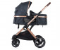 Комбинирана количка с обръщаща се седалка за новородени бебета и деца до 22кг Chipolino Зара, антрацит KKZAT02201AN thumb 4