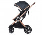 Комбинирана количка с обръщаща се седалка за новородени бебета и деца до 22кг Chipolino Зара, антрацит KKZAT02201AN thumb 8