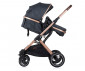 Комбинирана количка с обръщаща се седалка за новородени бебета и деца до 22кг Chipolino Зара, антрацит KKZAT02201AN thumb 9