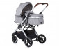 Комбинирана количка с обръщаща се седалка за новородени бебета и деца до 22кг Chipolino Зара, платина KKZAT02202PL thumb 2