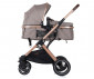 Комбинирана количка с обръщаща се седалка за новородени бебета и деца до 22кг Chipolino Зара, хумус KKZAT02203HU thumb 4