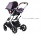 Комбинирана количка с обръщаща се седалка за новородени бебета и деца до 22кг Chipolino Зара, люляк KKZAT02205LL thumb 11