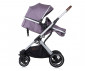 Комбинирана количка с обръщаща се седалка за новородени бебета и деца до 22кг Chipolino Зара, люляк KKZAT02205LL thumb 9
