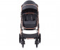 Комбинирана количка с обръщаща се седалка за новородени бебета и деца до 22кг Chipolino Зара 3в1, антрацит KKZA02201AN thumb 6