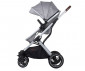 Комбинирана количка с обръщаща се седалка за новородени бебета и деца до 22кг Chipolino Зара 3в1, платина KKZA02202PL thumb 7