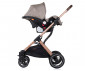 Комбинирана количка с обръщаща се седалка за новородени бебета и деца до 22кг Chipolino Зара 3в1, хумус KKZA02203HU thumb 9