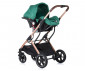 Комбинирана количка с обръщаща се седалка за новородени бебета и деца до 22кг Chipolino Зара 3в1, авокадо KKZA02204AV thumb 10