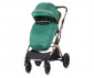 Комбинирана количка с обръщаща се седалка за новородени бебета и деца до 22кг Chipolino Зара 3в1, авокадо KKZA02204AV thumb 5