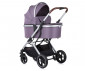 Комбинирана количка с обръщаща се седалка за новородени бебета и деца до 22кг Chipolino Зара 3в1, люляк KKZA02205LL thumb 2