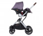 Комбинирана количка с обръщаща се седалка за новородени бебета и деца до 22кг Chipolino Зара 3в1, люляк KKZA02205LL thumb 9
