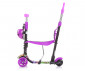 Тротинетка със седалка 3в1 Chipolino Киди Ево с дръжка, лила графити DSKIEH021PG thumb 2