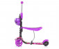 Тротинетка със седалка 3в1 Chipolino Киди Ево с дръжка, лила графити DSKIEH021PG thumb 5