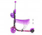 Тротинетка със седалка 3в1 Chipolino Киди Ево с дръжка, лила графити DSKIEH021PG thumb 6