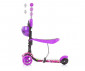 Тротинетка със седалка 3в1 Chipolino Киди Ево с дръжка, лила графити DSKIEH021PG thumb 7