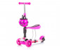 Тротинетка със седалка 3в1 Chipolino Киди Ево с дръжка, лолипоп DSKIEH025LO thumb 4
