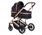 Комбинирана количка с обръщаща се седалка за новородени бебета и деца до 22кг Chipolino Енигма, черна KKEN02201RA thumb 2