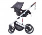 Комбинирана количка с обръщаща се седалка за новородени бебета и деца до 22кг Chipolino Енигма, антрацит KKEN02202AN thumb 12