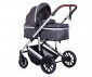 Комбинирана количка с обръщаща се седалка за новородени бебета и деца до 22кг Chipolino Енигма, антрацит KKEN02202AN thumb 2
