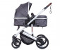 Комбинирана количка с обръщаща се седалка за новородени бебета и деца до 22кг Chipolino Енигма, антрацит KKEN02202AN thumb 4