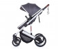 Комбинирана количка с обръщаща се седалка за новородени бебета и деца до 22кг Chipolino Енигма, антрацит KKEN02202AN thumb 8