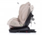 Столче за кола за новородено бебе с тегло до 36кг. с въртяща се функция Chipolino I-size 4Kid, 360°, 40-150 см, хумус STK4K02203HU thumb 5