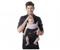 Кенгуру за бебе Chipolino Comfy, черно/розово KENCM0223BP thumb 4