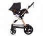 Комбинирана бебешка количка с обръщаща се седалка за деца до 22кг Chipolino Хавана, абанос KKHA02301EB thumb 10