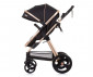 Комбинирана бебешка количка с обръщаща се седалка за деца до 22кг Chipolino Хавана, абанос KKHA02301EB thumb 5