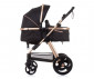 Комбинирана бебешка количка с обръщаща се седалка за деца до 22кг Chipolino Хавана, абанос KKHA02301EB thumb 8