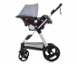 Комбинирана бебешка количка с обръщаща се седалка за деца до 22кг Chipolino Хавана, графит KKHA02302GT thumb 10