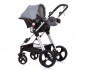Комбинирана бебешка количка с обръщаща се седалка за деца до 22кг Chipolino Хавана, графит KKHA02302GT thumb 11