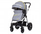 Комбинирана бебешка количка с обръщаща се седалка за деца до 22кг Chipolino Хавана, графит KKHA02302GT thumb 4