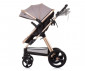 Комбинирана бебешка количка с обръщаща се седалка за деца до 22кг Chipolino Хавана, пясък KKHA02303SA thumb 6