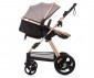 Комбинирана бебешка количка с обръщаща се седалка за деца до 22кг Chipolino Хавана, пясък KKHA02303SA thumb 7