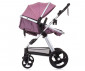 Комбинирана бебешка количка с обръщаща се седалка за деца до 22кг Chipolino Хавана, розова вода KKHA02305RW thumb 7