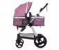 Комбинирана бебешка количка с обръщаща се седалка за деца до 22кг Chipolino Хавана, розова вода KKHA02305RW thumb 9