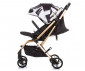 Сгъваема лятна бебешка количка за новородени с тегло до 22 кг. с обръщаща се седалка Chipolino Twister 360°, черно/бяла LKTW02301BW thumb 4