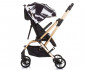 Сгъваема лятна бебешка количка за новородени с тегло до 22 кг. с обръщаща се седалка Chipolino Twister 360°, черно/бяла LKTW02301BW thumb 5