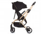 Сгъваема лятна бебешка количка за новородени с тегло до 22 кг. с обръщаща се седалка Chipolino Twister 360°, абанос LKTW02302EB thumb 5