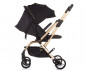 Сгъваема лятна бебешка количка за новородени с тегло до 22 кг. с обръщаща се седалка Chipolino Twister 360°, абанос LKTW02302EB thumb 6