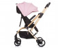 Сгъваема лятна бебешка количка за новородени с тегло до 22 кг. с обръщаща се седалка Chipolino Twister 360°, розова вода LKTW02303RW thumb 5