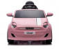 Акумулаторна кола с родителски контрол Chipolino FIAT 500, розова ELKFIAT23PI thumb 2