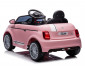 Акумулаторна кола с родителски контрол Chipolino FIAT 500, розова ELKFIAT23PI thumb 4