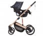 Комбинирана бебешка количка с обръщаща се седалка за деца до 22кг Chipolino Енигма, абанос KKEN02301EB thumb 10