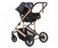 Комбинирана бебешка количка с обръщаща се седалка за деца до 22кг Chipolino Енигма, абанос KKEN02301EB thumb 11
