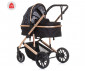 Комбинирана бебешка количка с обръщаща се седалка за деца до 22кг Chipolino Енигма, абанос KKEN02301EB thumb 2